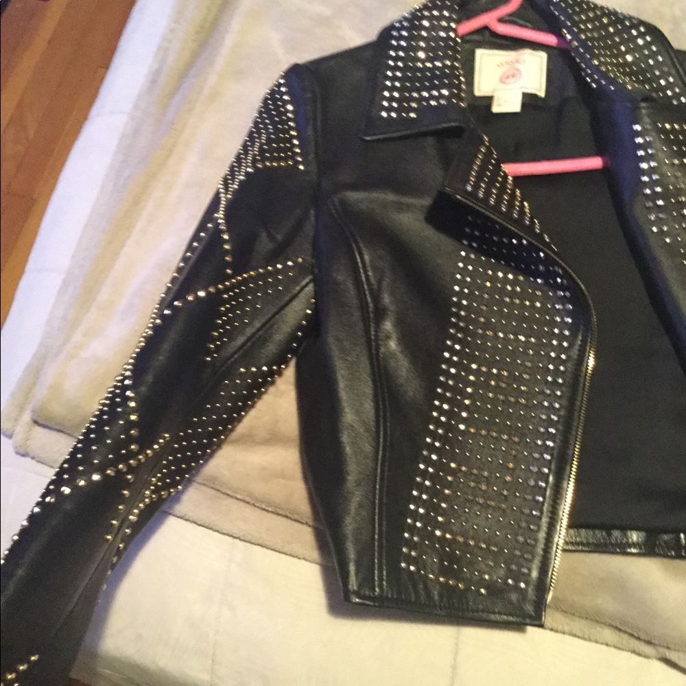💯Versace HxM studded leather jacket - Picture 5 of 8